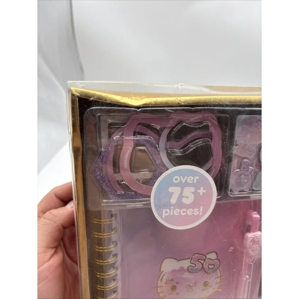 New Hello Kitty 50th Anniversary DIY Journal Set 75+ Pieces (GA) Never Used